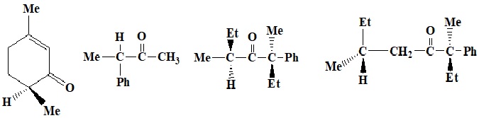 Question image for Which of the following racemises on addition of f